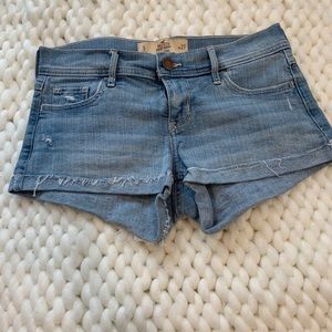hollister denim shorts